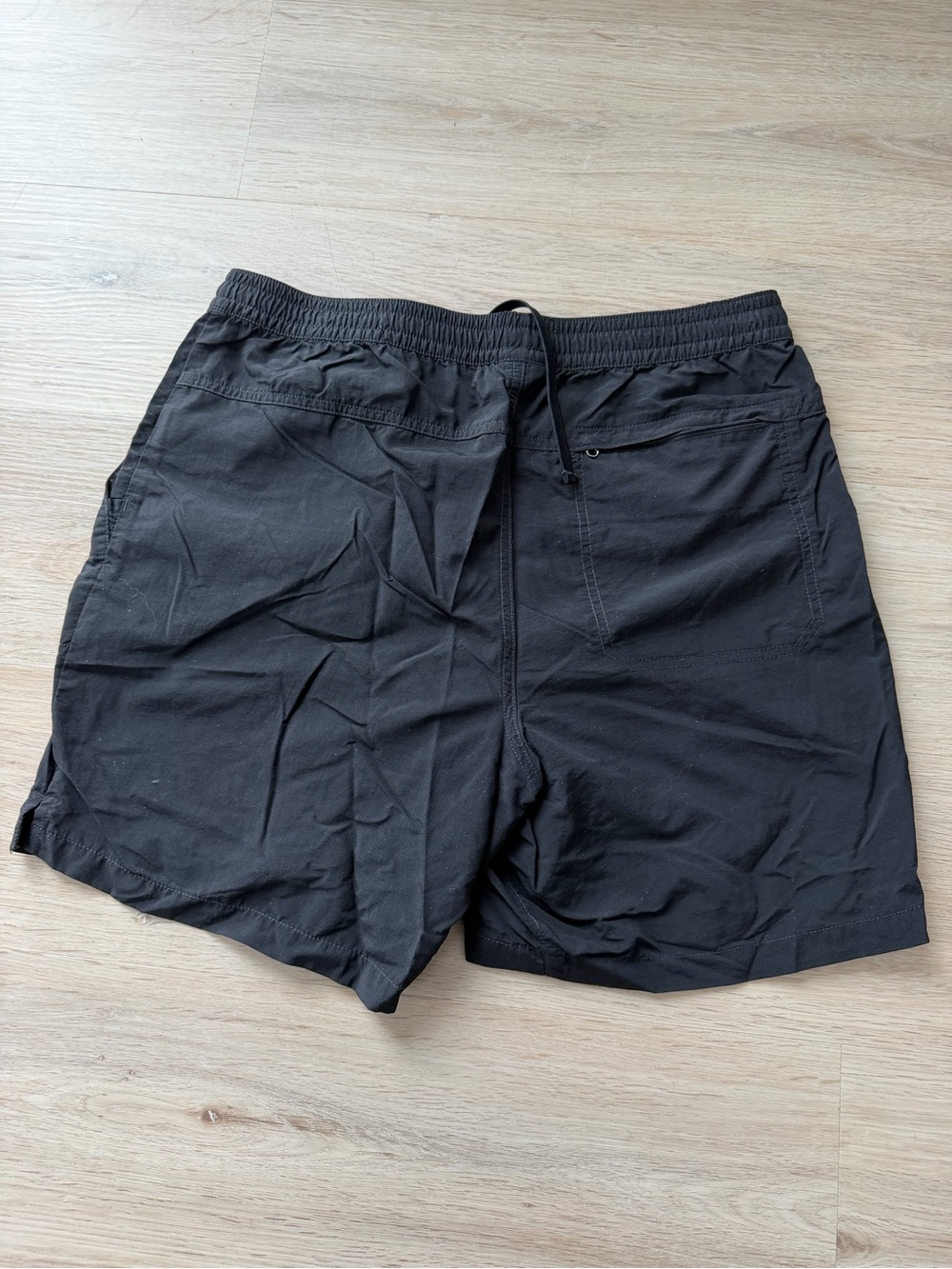 Men's Black Active North Face Shorts with Drawstring